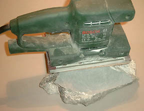 Workshop Speckstein-Leuchter - Schleifen