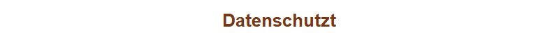 Datenschutzt